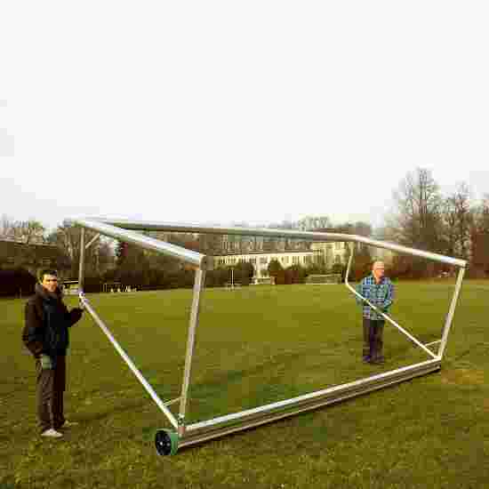 Fodboldmål-kipsikring til Junior-fodboldmål &quot;Safety&quot; Til 7-mandsmål (5x2 m), nedre måldybde: 1 m., Rektangulær profil 75x50 mm