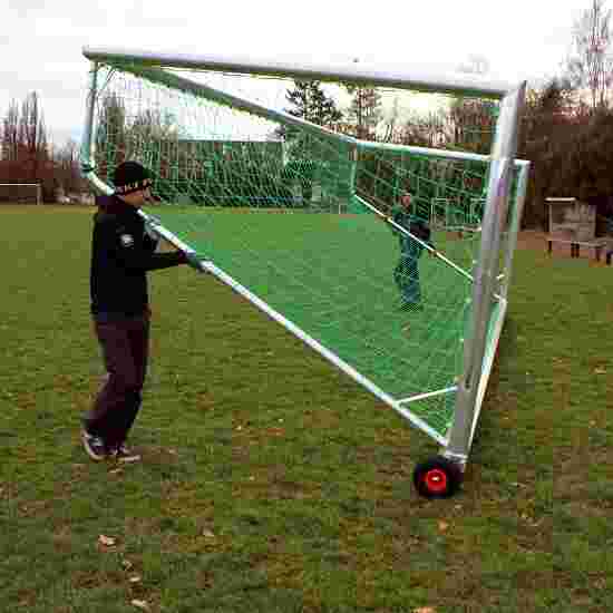 Fodboldmål-kipsikring til Stort fodboldmål &quot;Safety&quot; Til mål 7,32x2,44 m, nedre måldybde 1,5 m, Kvadratprofil 80x80 mm