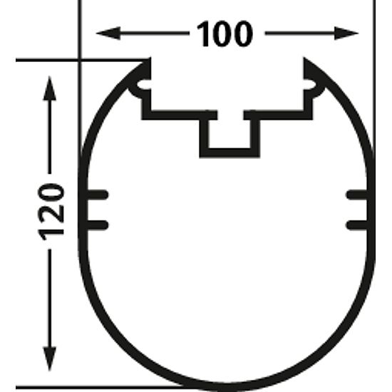 Fuldsvejset 7-/8-mandsmål 5x2 m. med bundramme 1,50 m