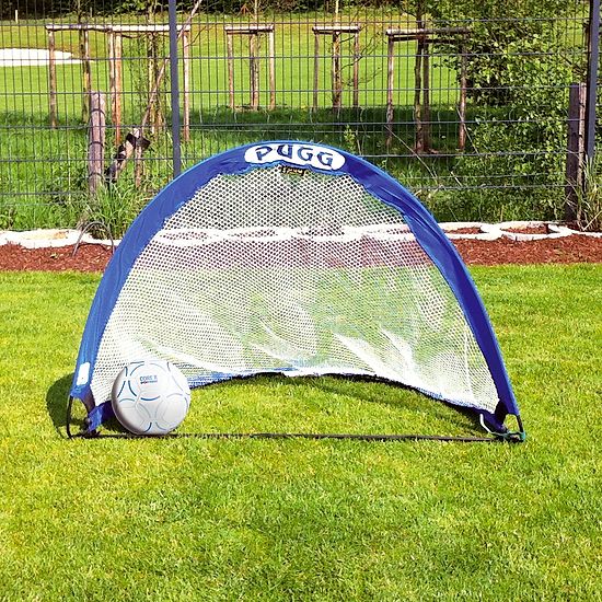 Fußballtrainings-Tore "Pugg Pop up" Blau, 122x76x76 cm