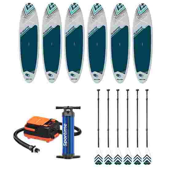 Gladiator Gladiator &quot;OneSize&quot; Rental SUP Set with 6 Boards 10.6-ft