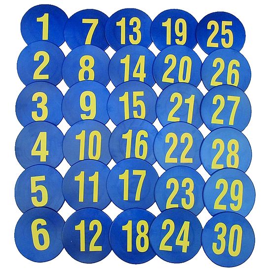 Ground Markers "Numbers 1-30"