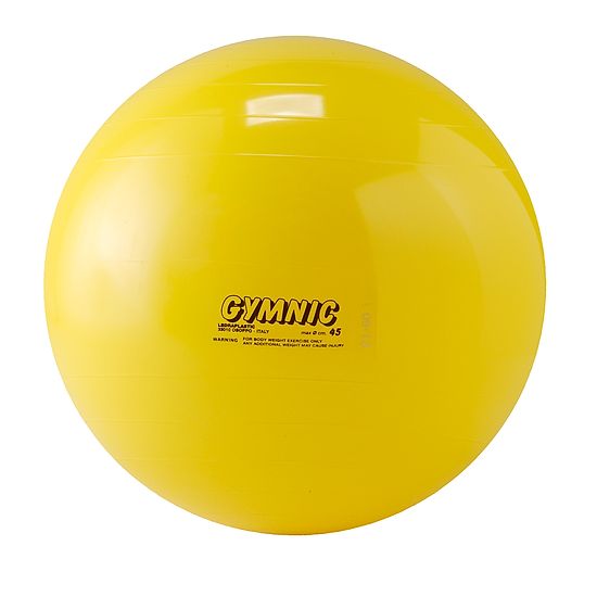 Gymnic® Exercise Ball Yellow, ø 45 cm, 700 g