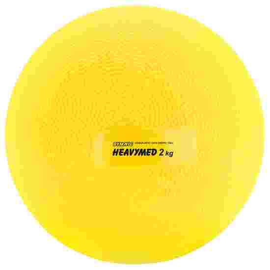 Gymnic &quot;Heavy Med&quot; Medicine Ball 2,000 g, ø 15 cm, yellow