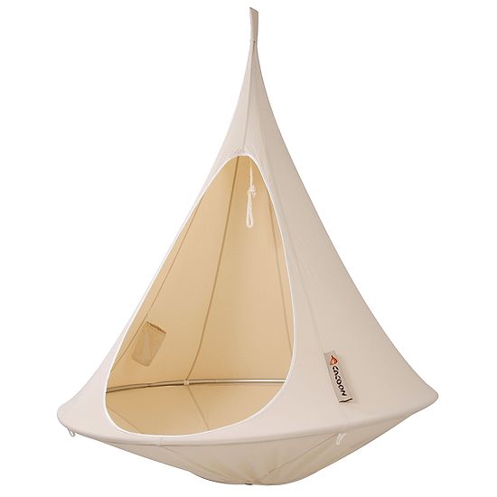 Hængerede "Cacoon" Naturhvid, Single, ø 1,5 m