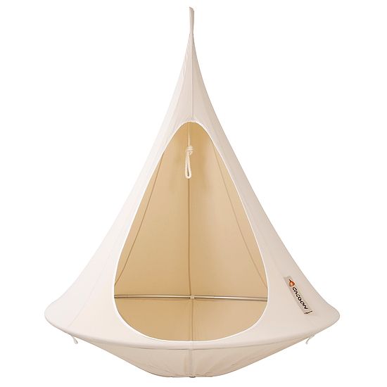 Hängenest "Cacoon" Naturweiß, Single, ø 1,5 m