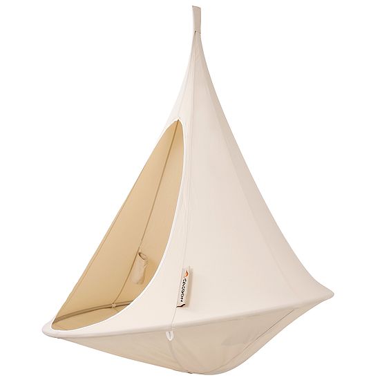 Hängenest "Cacoon" Naturweiß, Single, ø 1,5 m