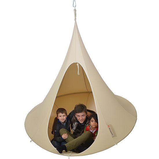 Hängenest "Cacoon" Naturweiß, Double, ø 1,8 m