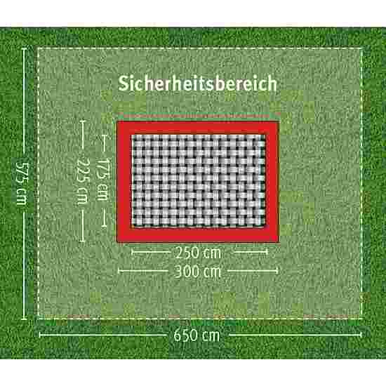 Hally-Gally Jordtrampolin &quot;2000&quot; Sort, Rød-brun