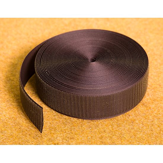 Hook-and-Loop Strips Brown