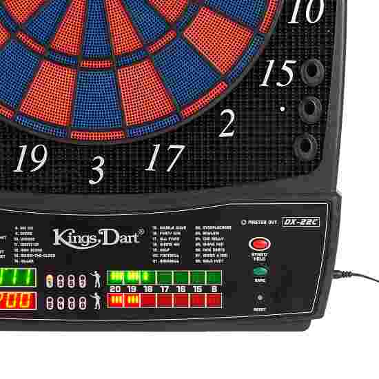 Kings Dart Elektronisk dartskive med luksusfunktioner Blå-rød