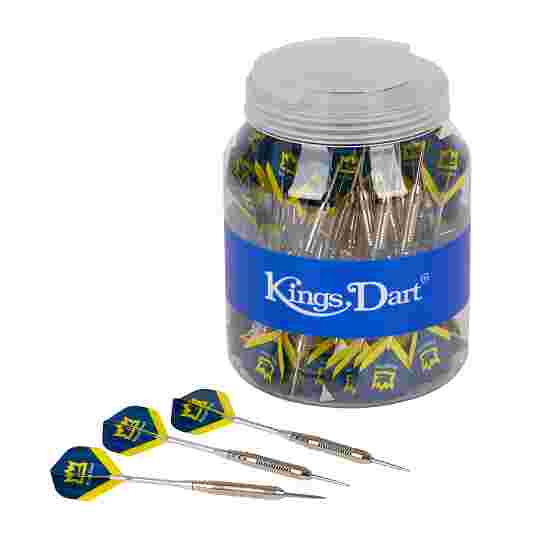 Kings Dart Steeldart-Set &quot;Turnier&quot; Blau-Gelb