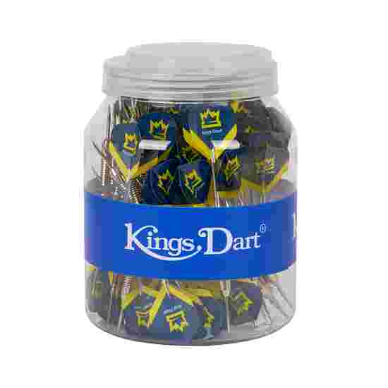 Kings Dart Steeldart-Set &quot;Turnier&quot; Blau-Gelb