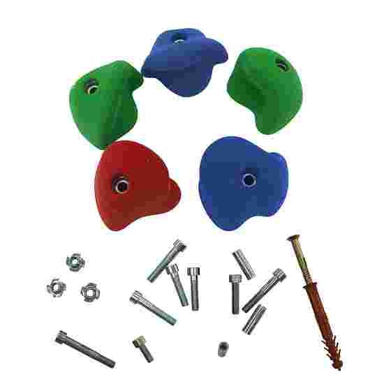 Klatregrebssæt &quot;Superlet&quot; Sæt A, Med fastgørelsesmateriale til betonvæg