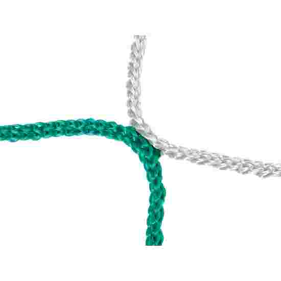 Knotenloses Herrenfußballtornetz Grün-Weiß
