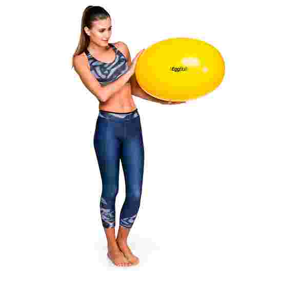 Ledragomma Fitnessbold &quot;Eggball&quot; Ø: 45cm. Gul