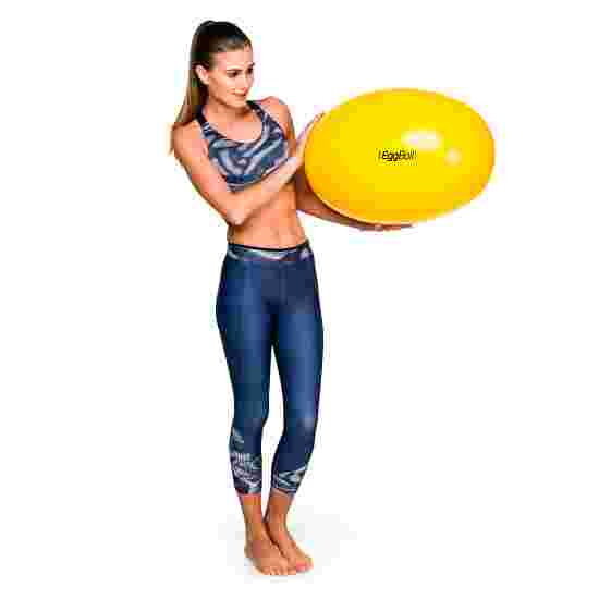 Ledragomma Fitnessbold &quot;Eggball&quot; Ø: 45cm. Gul