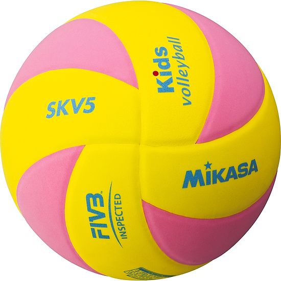 Mikasa® Kids Volleyball "SKV5" Gul / rosa
