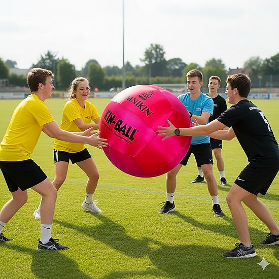 Omnikin Kin Ball &quot;Outdoor&quot; 84 cm, Rød