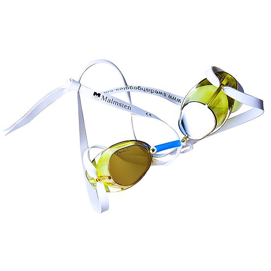 Original Malmsten-Schwedenbrille Jewel Collection Zitrin – Hellgelb