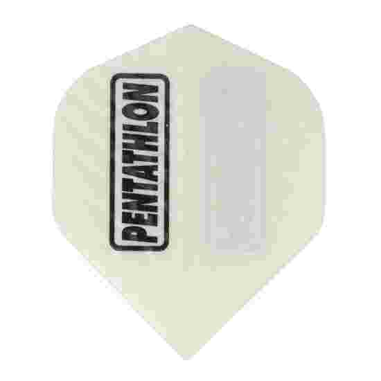 Pentathlon Dart Flights &quot;Professional Dimple&quot; Weiß, Standard