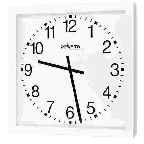Peweta Stort vægur 40x40 cm, batteri-drevet Standard, Urskive med arabiske tal