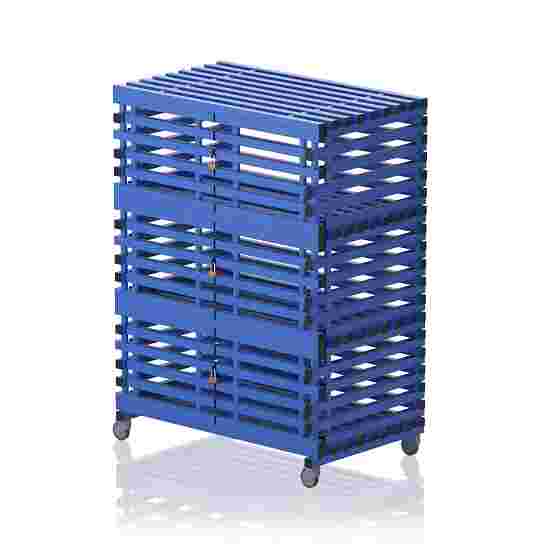 Plastic Storage Trolley Large, without attachment, Blue