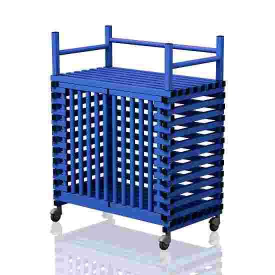 Regalwagen für Schwimmbad-Equipment Mittel mit Zusatzfläche, Blau