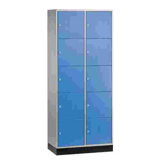 &quot;S 4000 Intro&quot; Compartment Locker (5 compartments on top of one another) 195x62x49cm/ 10 compartments, Gentian blue (RAL 5010)