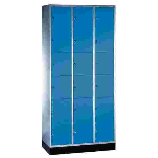 &quot;S 4000 Intro&quot; Compartment Locker (6 compartments on top of one another) 195x92x49cm/ 18 compartments, Gentian blue (RAL 5010)
