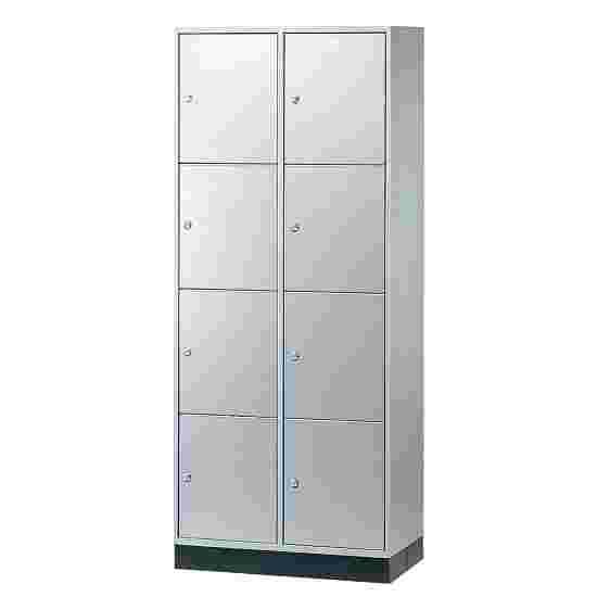 &quot;S 4000 Intro&quot; Large Capacity Compartment Locker (4-Door Locker) 195x82x49 cm/ 8 compartments, Light grey (RAL 7035)