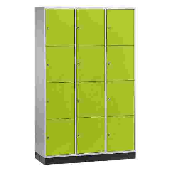 &quot;S 4000 Intro&quot; Large Capacity Compartment Locker (4-Door Locker) 195x122x49 cm/ 12 compartments, Viridian green (RDS 110 80 60)