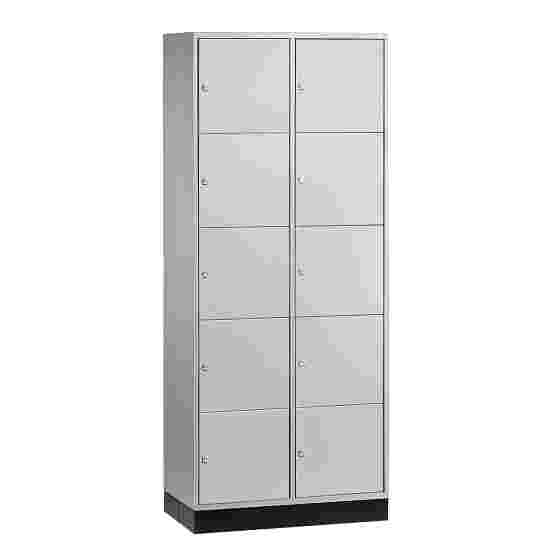 &quot;S 4000 Intro&quot; Large Capacity Compartment Locker (5 compartments on top of one another) 195x85x49 cm/ 10 compartments, Light grey (RAL 7035)