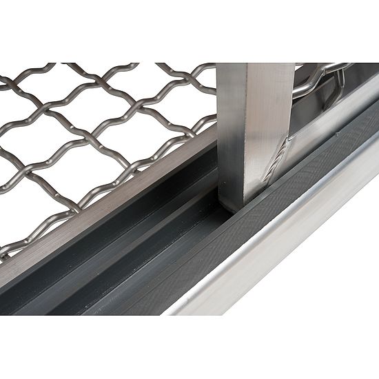 Schwimmbad-Gitterregalwagen Mit Rädern, 125x125x62 cm