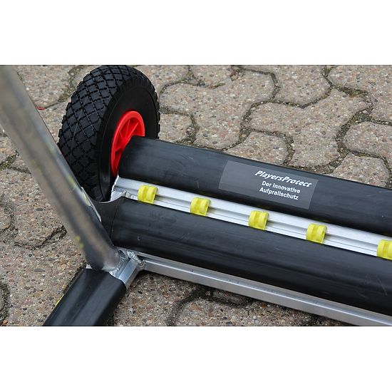 Sport-Thieme® 11-mands Fodboldmål "Safety", fuldsvejset og med PlayersProtect