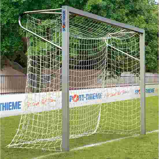Sport-Thieme aluminium small pitch goal, 3x2 m, square tubing, free-standing or fitted into ground sockets In ground sockets