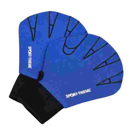 Sport-Thieme Aqua Fitness Gloves L, 26.5x19 cm, blue