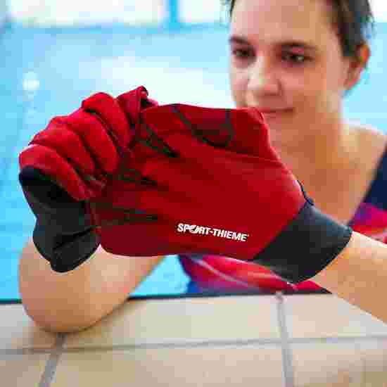Sport-Thieme Aqua-Fitness-Handske M, 25x18 cm, Rød