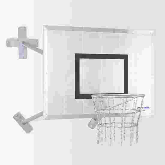 Sport-Thieme Basketball-væganlæg &quot;Fair Play Outdoor&quot; Kurv "Outdoor", Basketplade: Aluminium