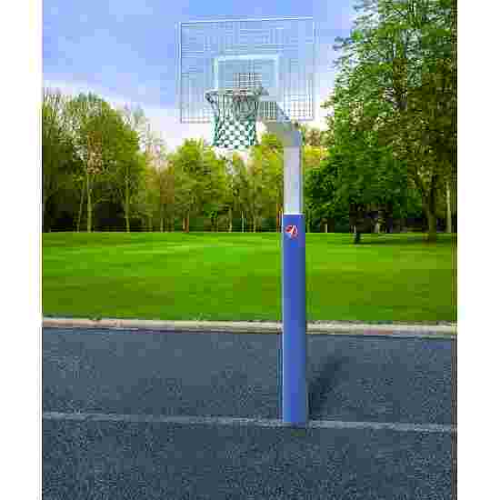 Sport-Thieme Basketballanlæg &quot;Fair Play Silent&quot; me Herkulessnore-Net Kurv "Outdoor" nedklappelig, 120x90 cm