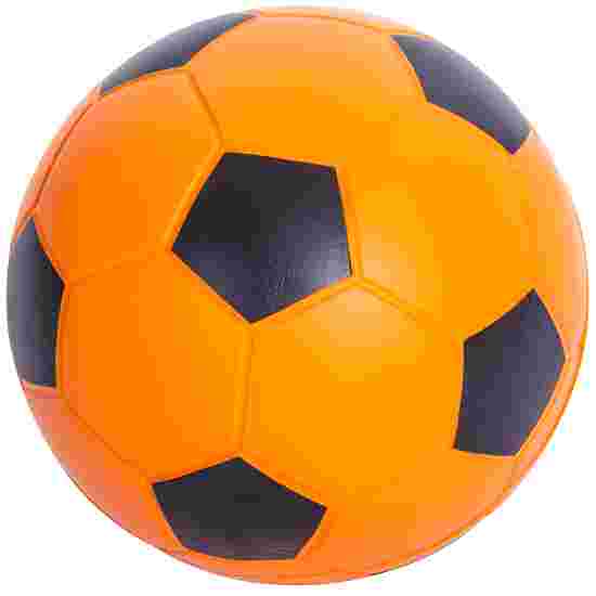 Sport-Thieme Blød skumbold &quot;PU-fodbold&quot; Orange-sort, 20 cm