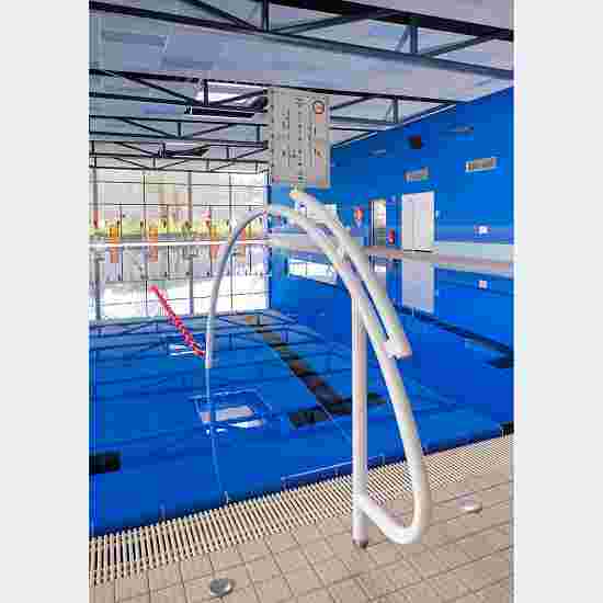 Sport-Thieme Durchschwimmbogen mit Hinweisschild Mit Bodenhülse, ø 50 mm 