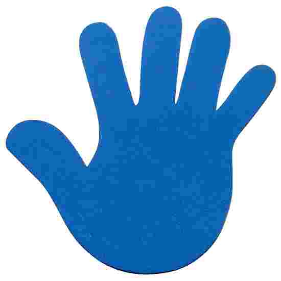 Sport-Thieme Floor Marker Hands, 18 cm, Blue