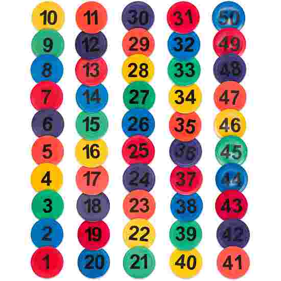 Sport-Thieme Floor Markers Numbers 1–50