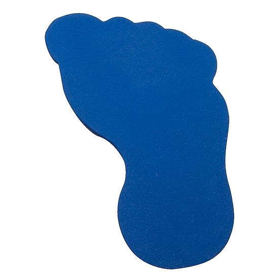 Sport-Thieme® Floor Markers Foot, 19 cm, Blue