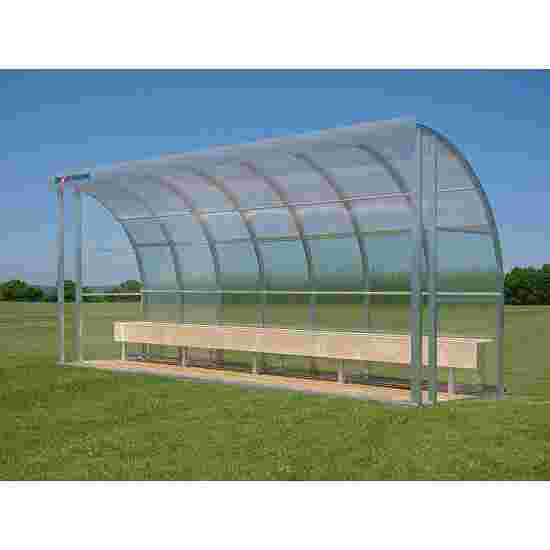 Sport-Thieme for 8 People Dugout Glazing: polycarbonate, Bench