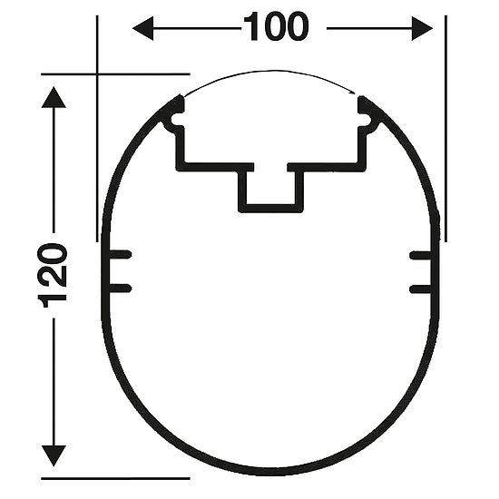 Sport-Thieme® Großfeld-Fußballtor „Kompakt Plus“, Weiß einbrennlackiert, transportabel