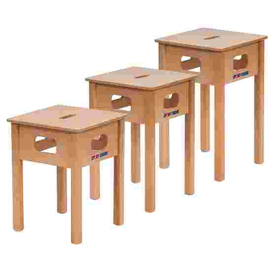 Hockergymnastik Möbel stapelbar Erzi Hocker 35 cm aus Formholz 