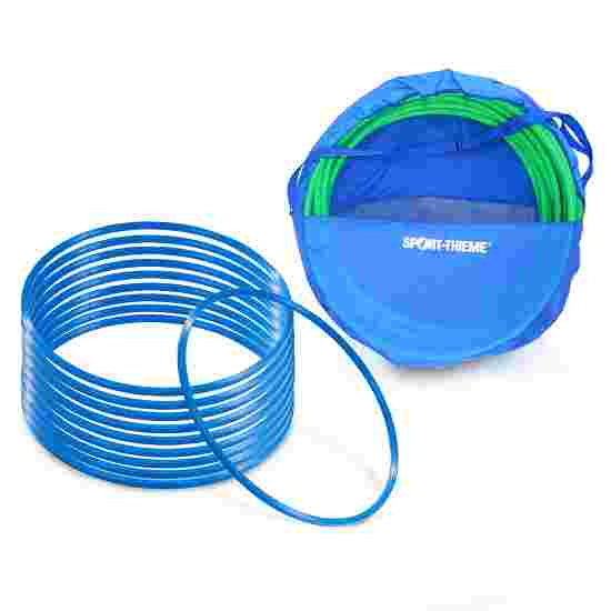 Sport-Thieme Gymnastikreifen Set mit Aufbewahrungstasche &quot;ø 50 cm&quot; Blau