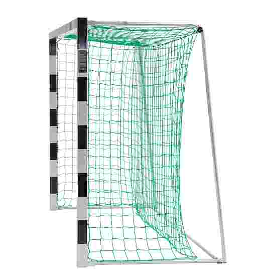 Sport-Thieme Håndboldmål 3x2 m, fritstående med Premium-Stål-hjørneforbindelse Med sammenklappelige netbøjler, Sort-sølv
